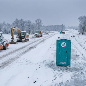 Logistyka toalet przenośnych na&nbsp;dużych inwestycjach: od&nbsp;wieżowca po&nbsp;budowę autostrady