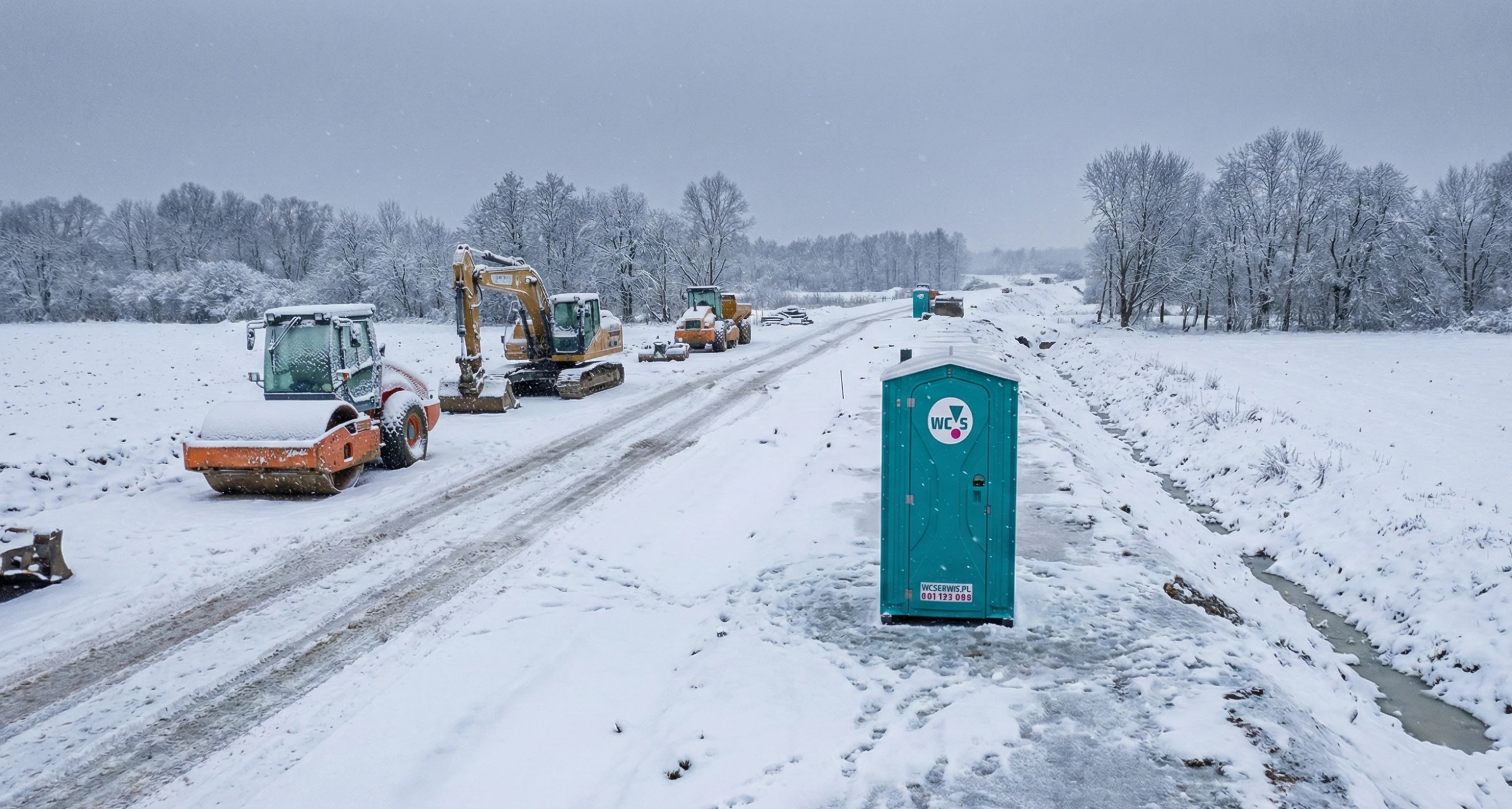 Logistyka toalet przenośnych na&nbsp;dużych inwestycjach: od&nbsp;wieżowca po&nbsp;budowę autostrady